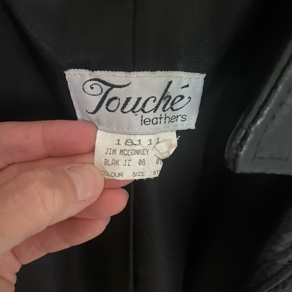 Vintage Touché leather jacket. - Picture 4 of 6